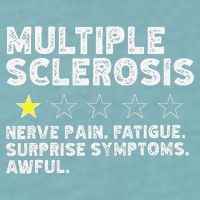 MS Do Not Recommend Funny Multiple Sclerosis Humor Awareness Sueded Cloud Jersey T-Shirt