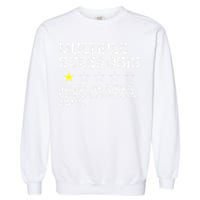 MS Do Not Recommend Funny Multiple Sclerosis Humor Awareness Garment-Dyed Sweatshirt