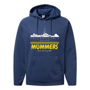 Mummers Day New Years Gift Funny Funny Gift Performance Fleece Hoodie