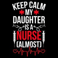 My Daughter Nursing Student Mom Future Nurse Mom Gift Flat Bill Trucker Hat