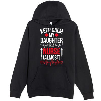 My Daughter Nursing Student Mom Future Nurse Mom Gift Premium Pullover Hoodie