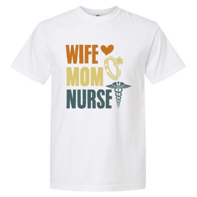 MotherS Day Nurses Day Nurse Week Ideas Lpn Rn Nurse Mom Gift Garment-Dyed Heavyweight T-Shirt