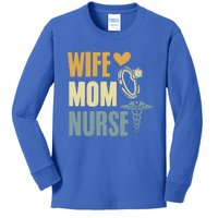 MotherS Day Nurses Day Nurse Week Ideas Lpn Rn Nurse Mom Gift Kids Long Sleeve Shirt