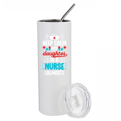 My Daughter Nursing Student Mom Future Nurse Mom Meaningful Gift Stainless Steel Tumbler