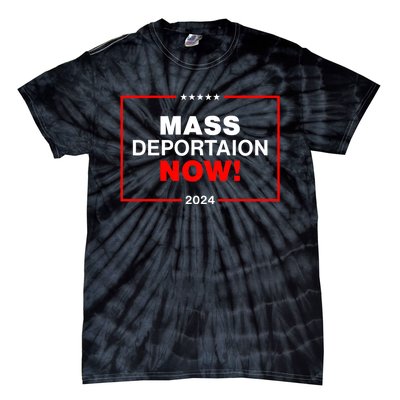 Mass Deportation Now 2024 Tie-Dye T-Shirt