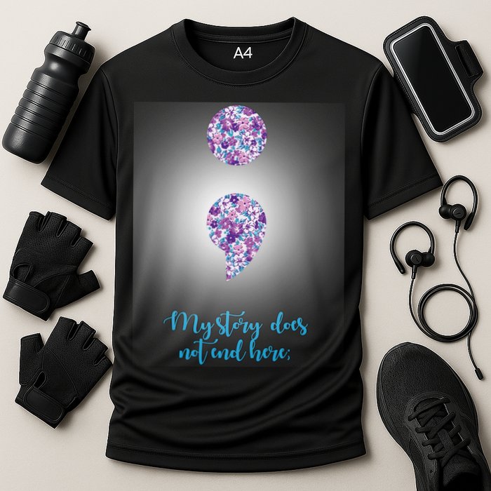 Mystery Does Not End Here Alzheimer's Awareness Performance Shirt