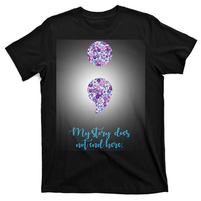 Mystery Does Not End Here Alzheimer's Awareness T-Shirt