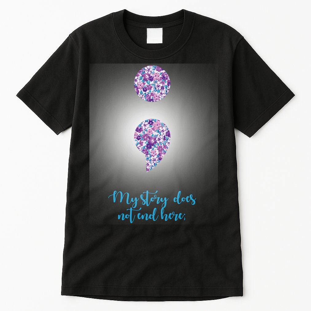 Mystery Does Not End Here Alzheimer's Awareness Tall T-Shirt
