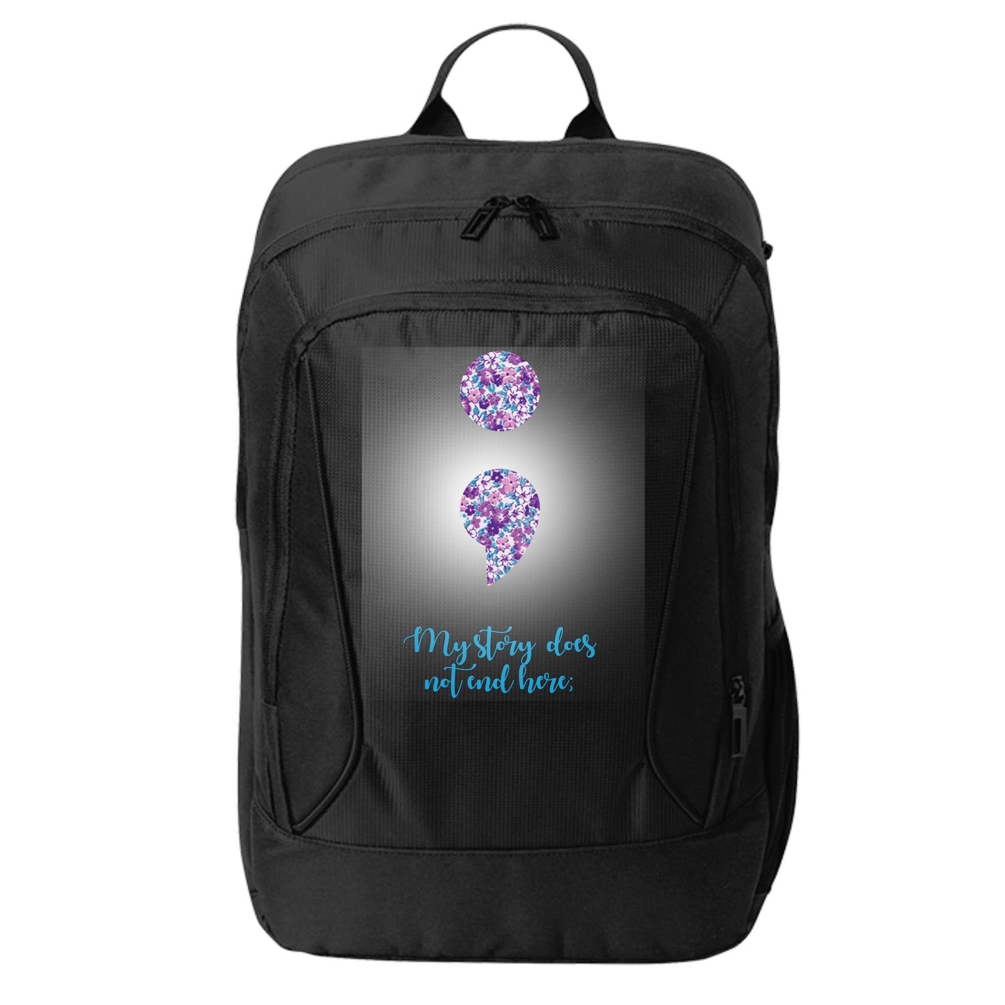 Mystery Does Not End Here Alzheimer's Awareness City Backpack