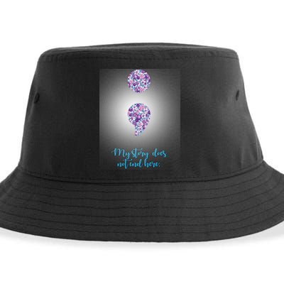 Mystery Does Not End Here Alzheimer's Awareness Sustainable Bucket Hat
