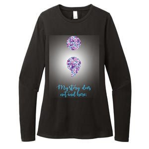 Mystery Does Not End Here Alzheimer's Awareness Womens CVC Long Sleeve Shirt