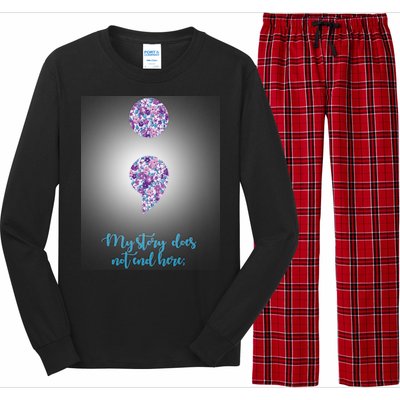 Mystery Does Not End Here Alzheimer's Awareness Long Sleeve Pajama Set