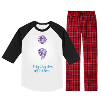 Mystery Does Not End Here Alzheimer's Awareness Raglan Sleeve Pajama Set