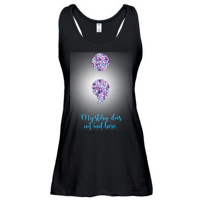 Mystery Does Not End Here Alzheimer's Awareness Ladies Essential Flowy Tank