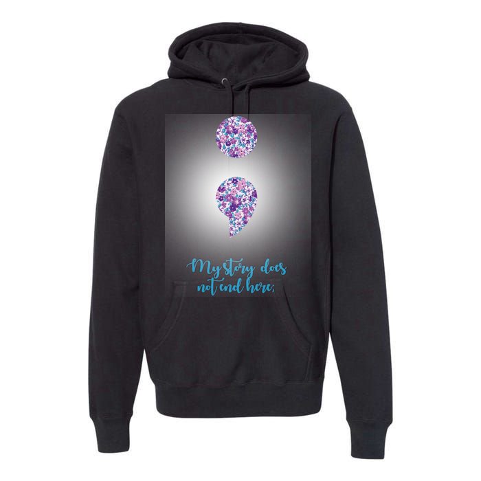 Mystery Does Not End Here Alzheimer's Awareness Premium Hoodie