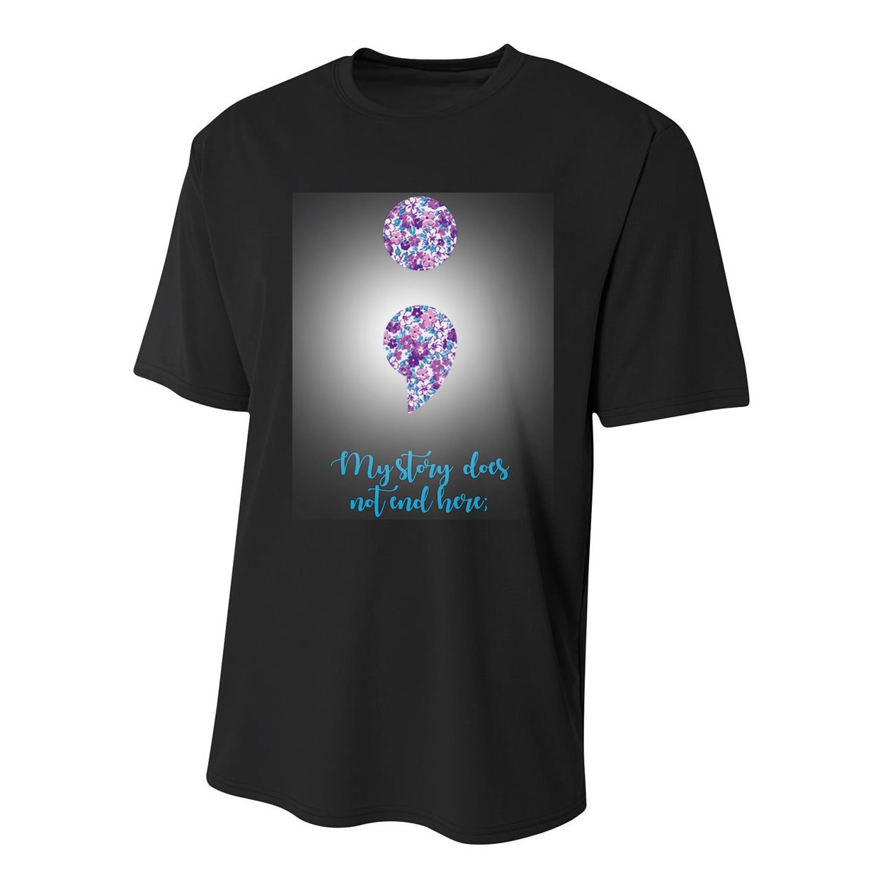 Mystery Does Not End Here Alzheimer's Awareness Youth Performance Sprint T-Shirt