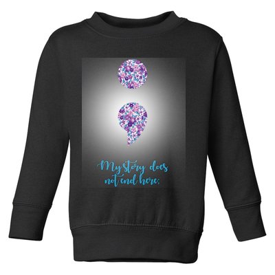 Mystery Does Not End Here Alzheimer's Awareness Toddler Sweatshirt