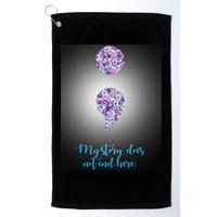 Mystery Does Not End Here Alzheimer's Awareness Golf Towel