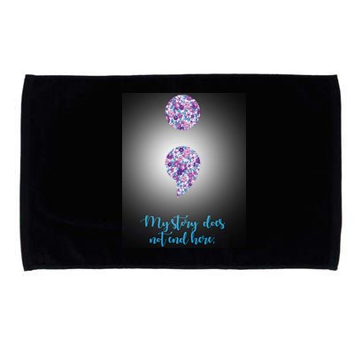 Mystery Does Not End Here Alzheimer's Awareness Microfiber Hand Towel