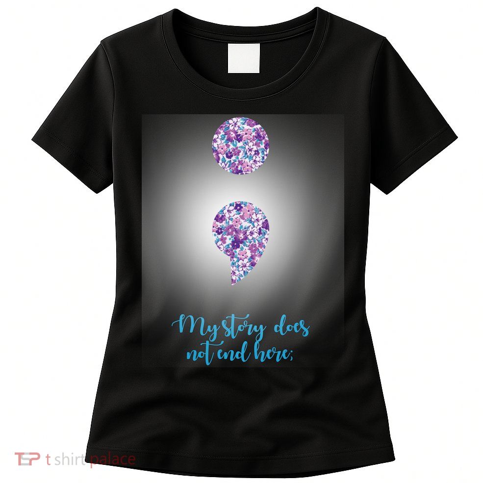 Mystery Does Not End Here Alzheimer's Awareness Womens T-Shirt