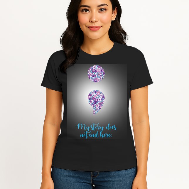 Mystery Does Not End Here Alzheimer's Awareness Womens T-Shirt