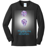 Mystery Does Not End Here Alzheimer's Awareness Kids Long Sleeve Shirt