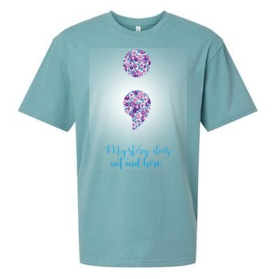 Mystery Does Not End Here Alzheimer's Awareness Sueded Cloud Jersey T-Shirt