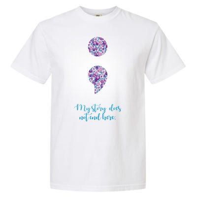 Mystery Does Not End Here Alzheimer's Awareness Garment-Dyed Heavyweight T-Shirt