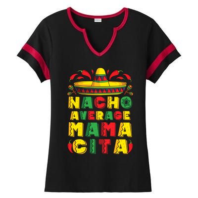 Mexican Dress Nacho Average Mamacita Cinco De Mayo Pregnancy Great Gift Ladies Halftime Notch Neck Tee