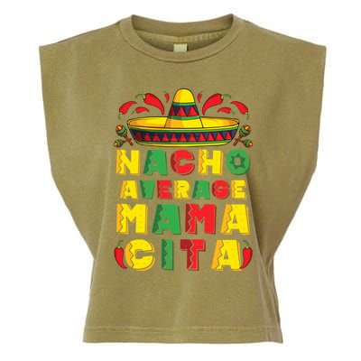 Mexican Dress Nacho Average Mamacita Cinco De Mayo Pregnancy Great Gift Garment-Dyed Women's Muscle Tee