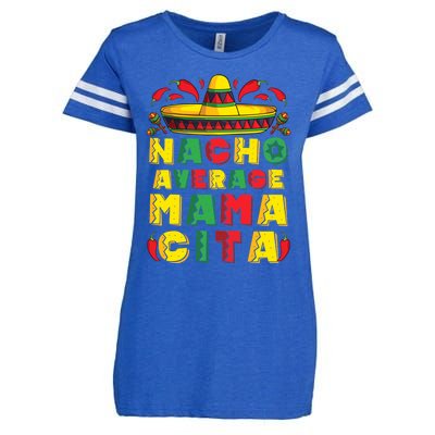 Mexican Dress Nacho Average Mamacita Cinco De Mayo Pregnancy Great Gift Enza Ladies Jersey Football T-Shirt