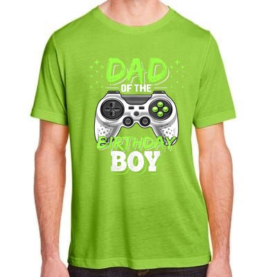 Men Dad Of The Birthday Boy Matching Video Gamer Birthday Party Adult ChromaSoft Performance T-Shirt