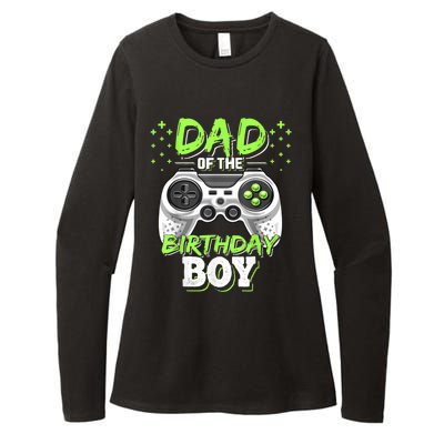 Men Dad Of The Birthday Boy Matching Video Gamer Birthday Party Womens CVC Long Sleeve Shirt