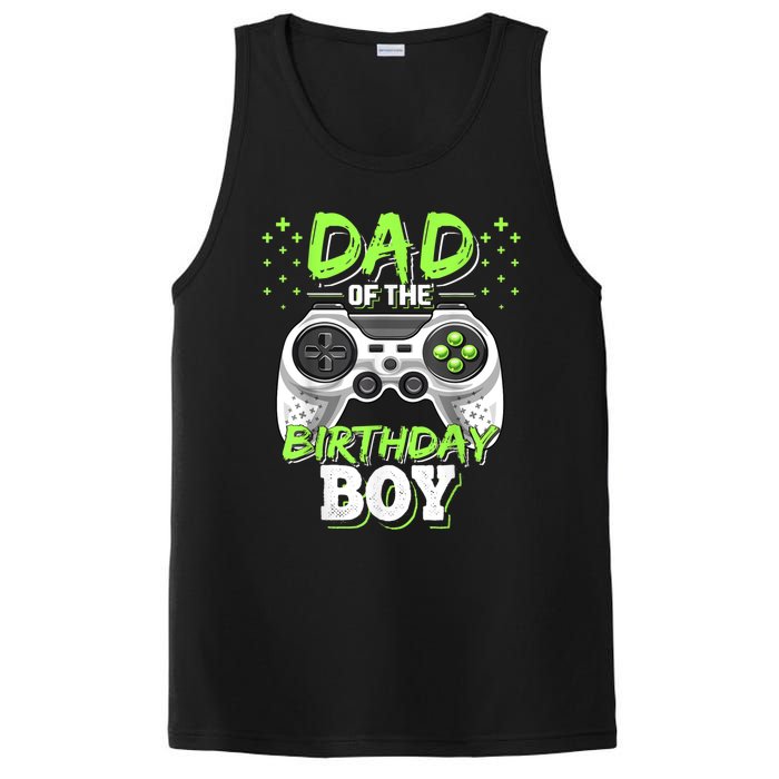 Men Dad Of The Birthday Boy Matching Video Gamer Birthday Party PosiCharge Competitor Tank