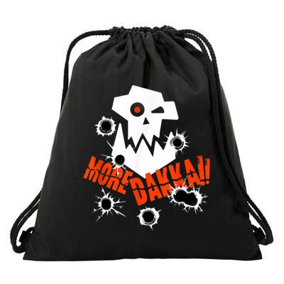 More Dakka Ork Miniature Tabletop Wargaming Waagh Drawstring Bag