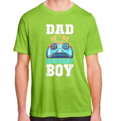 Men Dad Of The Birthday Boy Matching Video Gamer Birthday Party Adult ChromaSoft Performance T-Shirt