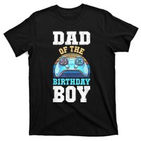 Men Dad Of The Birthday Boy Matching Video Gamer Birthday Party T-Shirt