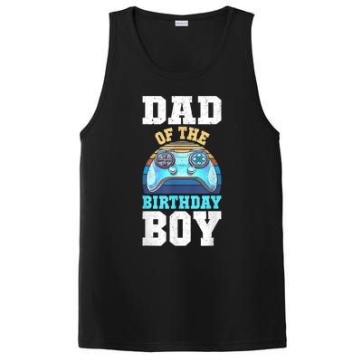 Men Dad Of The Birthday Boy Matching Video Gamer Birthday Party PosiCharge Competitor Tank