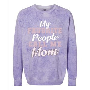 MotherS Day Or Birthday Gift For Mom From Son Daughter Cute Gift Colorblast Crewneck Sweatshirt