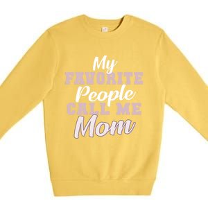 MotherS Day Or Birthday Gift For Mom From Son Daughter Cute Gift Premium Crewneck Sweatshirt