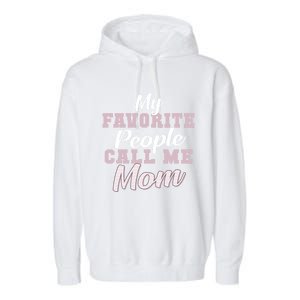 MotherS Day Or Birthday Gift For Mom From Son Daughter Cute Gift Garment-Dyed Fleece Hoodie