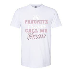 MotherS Day Or Birthday Gift For Mom From Son Daughter Cute Gift Softstyle CVC T-Shirt