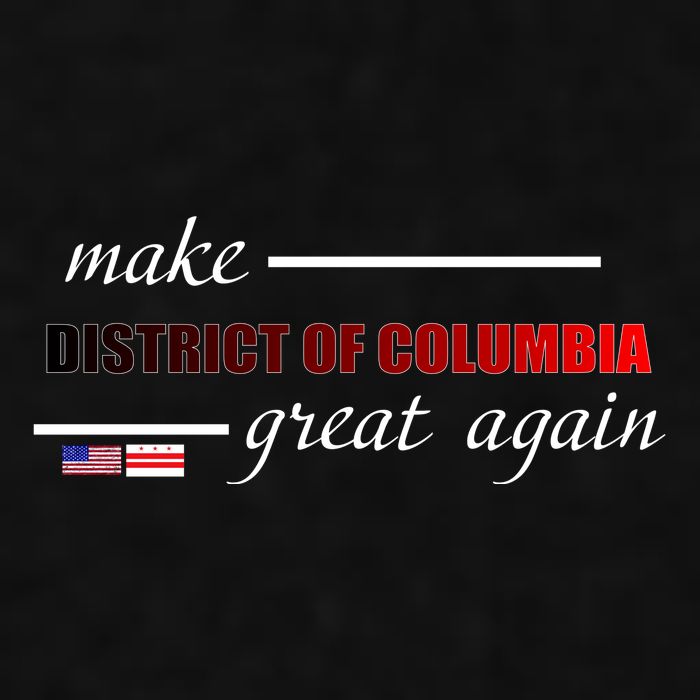 Make District Of Columbia Great Again Ladies PosiCharge Tri-Blend Wicking Tank