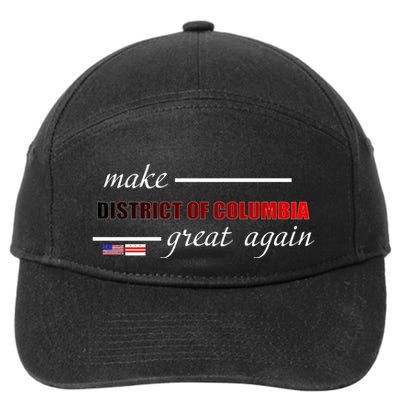 Make District Of Columbia Great Again 7-Panel Snapback Hat