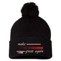Make District Of Columbia Great Again Pom Pom 12in Knit Beanie