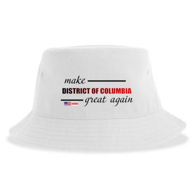 Make District Of Columbia Great Again Sustainable Bucket Hat
