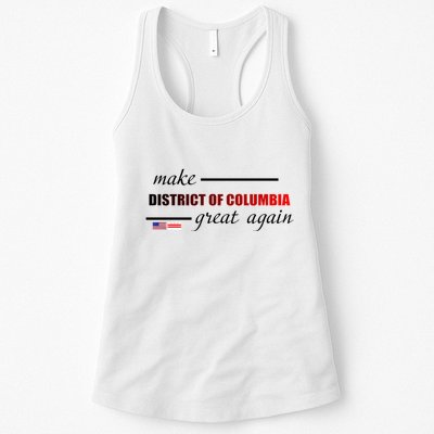 Make District Of Columbia Great Again Womens Tank Top