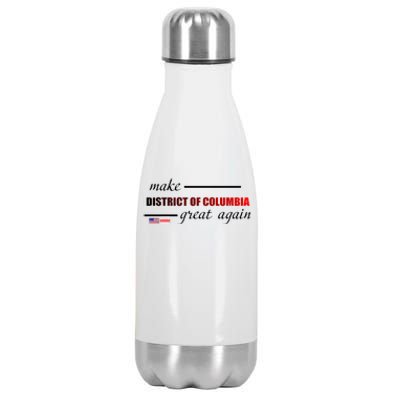 Make District Of Columbia Great Again Stainless Steel Insulated Water Bottle