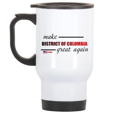 Make District Of Columbia Great Again Stainless Steel Travel Mug