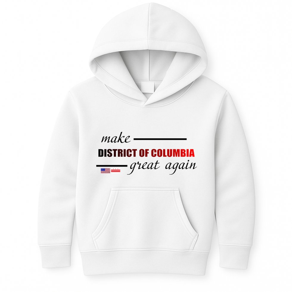 Make District Of Columbia Great Again Kids Hoodie